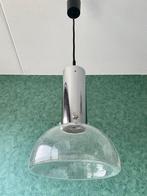Vintage 70’s Herbert Proft voor Glashütte Limburg Hanglamp, Ophalen of Verzenden, Zo goed als nieuw, Glas, Mid Century Modern