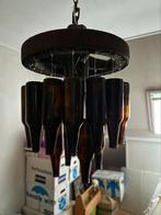 Hanglamp bierflesjes uniek handgemaakt, Minder dan 50 cm, Zo goed als nieuw, Ophalen