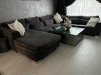 U bank 190x370x285 en salontafel als nieuw!Eettafel 160x90, Hoekbank, 300 cm of meer, Ophalen of Verzenden, Zo goed als nieuw