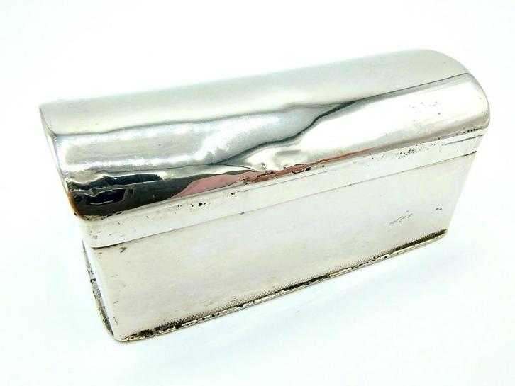 Zilveren snuifdoos, J.G. Zack, Jever, Duitsland, 1810, Antiek en Kunst, Antiek | Goud en Zilver, Zilver, Verzenden