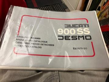 Als nieuwe parts list bevel Ducati 900SS 1979-1980 beschikbaar voor biedingen
