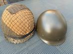 Originele Dubbele Legerhelm met Camouflage, Ophalen of Verzenden, Overige soorten, Overige gebieden, Helm of Baret