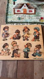 Vintage Simplex Jaklien Moerman houten puzzel, Kinderen en Baby's, Ophalen of Verzenden, Gebruikt
