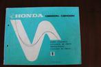 HONDA CB250 N CB400 N 1978 parts catalogue teile katalog, Motoren, Handleidingen en Instructieboekjes, Honda