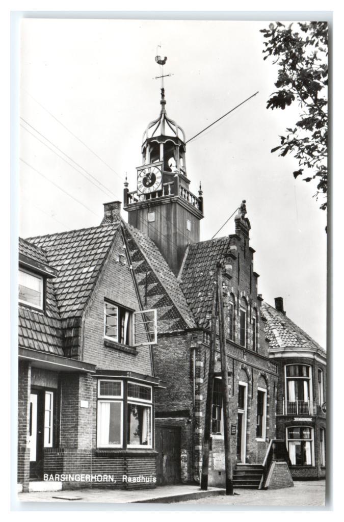 Barsingerhorn, Raadhuis. Opruimingskaart, Verzamelen, Ansichtkaarten | Nederland, Ongelopen, Noord-Holland, 1960 tot 1980, Verzenden