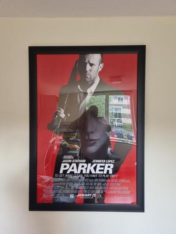 Filmposter + lijst (zwart) Parker (Jason Statham en Jennifer beschikbaar voor biedingen