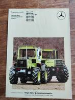 Mercedes-Benz MB-trac Brochure folder, Ophalen of Verzenden, Gelezen, Mercedes, Mercedes-Benz