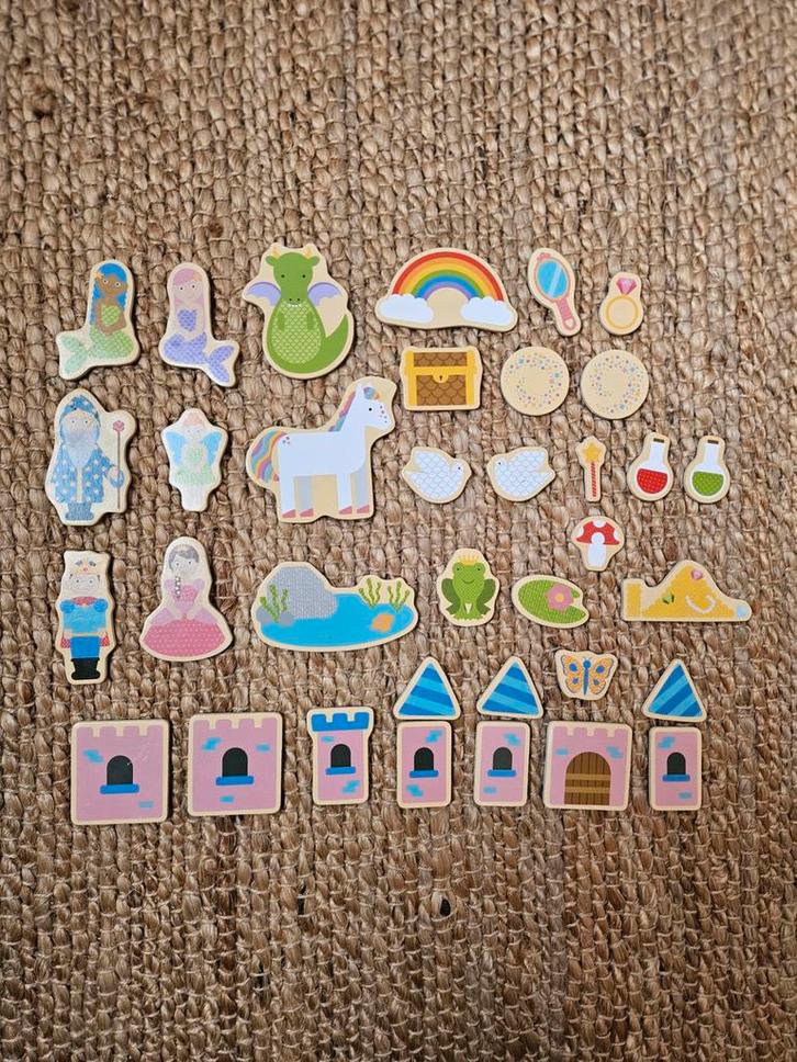 BigJigs houten magneten fantasie -  sprookjes, Kinderen en Baby's, Speelgoed | Educatief en Creatief, Taal en Lezen, Ontdekken