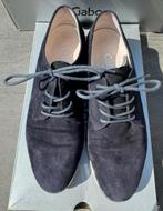 Gabor Suède Veterschoen Blauw Maat 37, Kleding | Dames, Schoenen, Ophalen of Verzenden, Zo goed als nieuw, Blauw, Schoenen met lage hakken