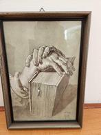 Print:  Dürer, Albrecht - Handstudie met Bijbel - 1506, Ophalen, Minder dan 50 cm, Minder dan 50 cm, Print