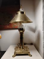 2772 Vintage messing Orient Express tafellamp, Ophalen of Verzenden