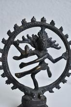 Klein bronzen beeldje Hindu god Shiva Nataraja, Antiek en Kunst, Kunst | Niet-Westerse kunst, Ophalen of Verzenden