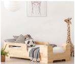 1 persoons bed 200x90cm hout, Ophalen of Verzenden, 180 cm of meer, 85 tot 100 cm, Lattenbodem