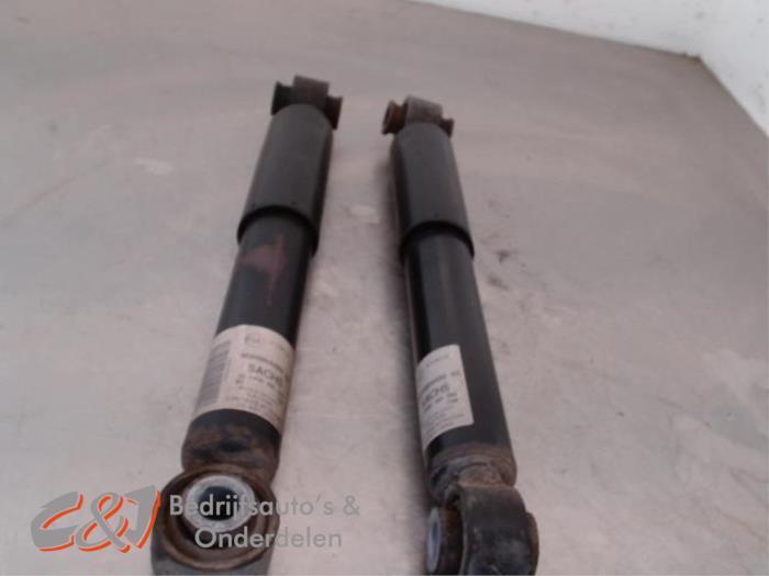 Schokdemper set van een Citroen Berlingo, Auto-onderdelen, Ophanging en Onderstel, Gebruikt, 3 maanden garantie, Ophalen of Verzenden