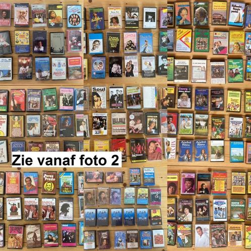 Cassettebandjes origineel voorbespeeld jaren 50 60 70 80 90, Cd's en Dvd's, Cassettebandjes, Gebruikt, Origineel, 26 bandjes of meer