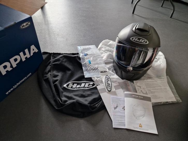 HJC motorhelm RPHA90S titanium nieuw, Motoren, Kleding | Motorhelmen, Systeemhelm, S, HJC, Nieuw met kaartje, Ophalen of Verzenden