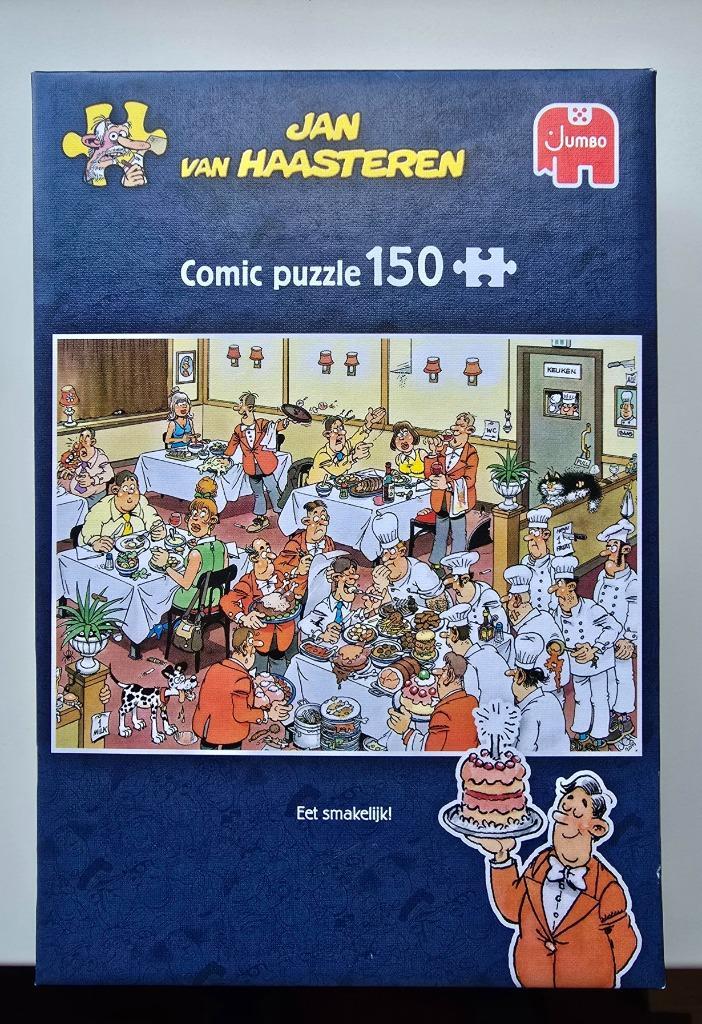 puzzel "Eet Smakelijk!", Jan van Haasteren., Hobby en Vrije tijd, Denksport en Puzzels, Nieuw, Legpuzzel, Minder dan 500 stukjes