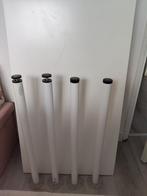 Ikea Lagkapten bureaublad 2 meter met 4 verstelbare poten, Ophalen, Gebruikt