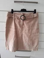 Prachtige Beige Suede Rok, Verzenden, Zo goed als nieuw, Maat 42/44 (L), Beige