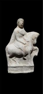 Romeins terracotta beeld van Epona - bodemvondst, Ophalen of Verzenden