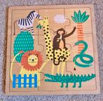 Houten jungle puzzel Hema, 2 tot 4 jaar, Ophalen of Verzenden, Zo goed als nieuw, Van hout