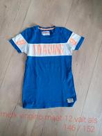 Shirt blauw wit oranje maat 146 / 152 merk vingino, Jongen, Ophalen of Verzenden, Zo goed als nieuw, Shirt of Longsleeve