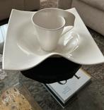 Villeroy & Boch grote wit porseleinen Cera schaal, Ophalen of Verzenden, Effen, Porselein, Schaal of Schalen