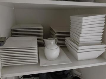 Modern Vierkant Servies - 10 Delig beschikbaar voor biedingen