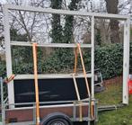 Hardhouten korzijn, Ophalen, Glas, Buitendeur, 200 tot 215 cm