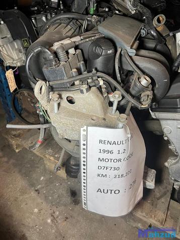 RENAULT CLIO 1 1.2 Motorblok motor D7F730 beschikbaar voor biedingen