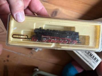 Treinset N Spoor - 6 locs en zilverling beschikbaar voor biedingen