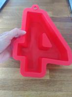 Bakvorm in de vorm van een 4., Hobby en Vrije tijd, Taarten en Cupcakes maken, Ophalen of Verzenden, Gebruikt, Taarten, Bakvorm