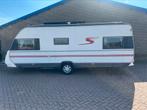 Solifer artic 600 2004 enkele bedden/mover/luifel., Caravans en Kamperen, Caravans, Kachel, Particulier, 5 tot 6 meter, Tot en met 4