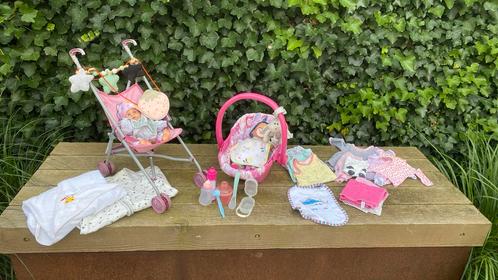 Poppen set zeer compleet, Kinderen en Baby's, Speelgoed | Poppen, Gebruikt, Babypop, Ophalen