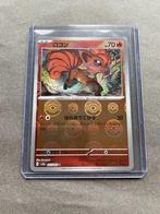 Pokemon 151 Japans sv2a Vulpix 037/165 Reverse Holo, Ophalen of Verzenden, Nieuw, Losse kaart
