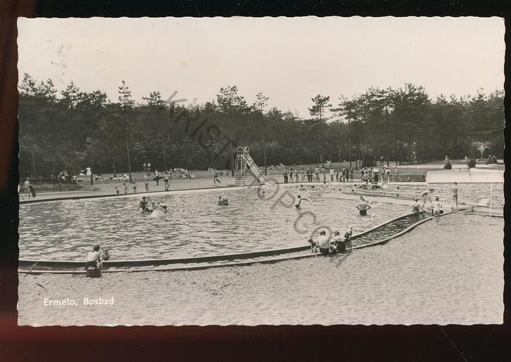 Ermelo - Bosbad [KRST009-1791, Verzamelen, Ansichtkaarten | Nederland, Gelopen, Gelderland, 1920 tot 1940, Verzenden