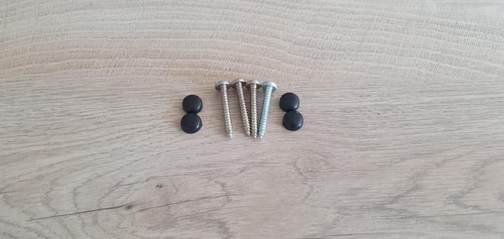 Originele cover plastic dopjes met schroeven van Thorens, Audio, Tv en Foto, Platenspelers, Gebruikt, Platenspeler-onderdeel, Thorens