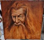 Prachtig origineel schilderij van Gandalf 80x80, Huis en Inrichting, Woonaccessoires | Schilderijen, Tekeningen en Foto's, Ophalen