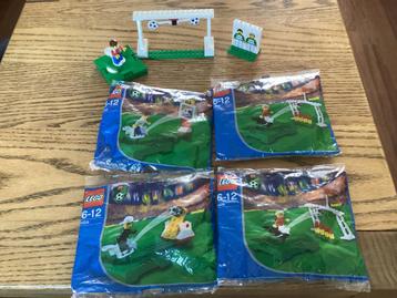 Lego voetbal 2002 polybag 4x en 1x los, precision  shooting. beschikbaar voor biedingen