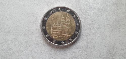 2 Euro munt - 2021 €2 munt Duitsland Sachsen Anhalt, Postzegels en Munten, Munten | Europa | Euromunten, Losse munt, 2 euro, Duitsland
