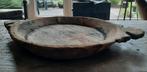 Chapati schaal, Huis en Inrichting, Ophalen of Verzenden, Zo goed als nieuw, Rond, Hout