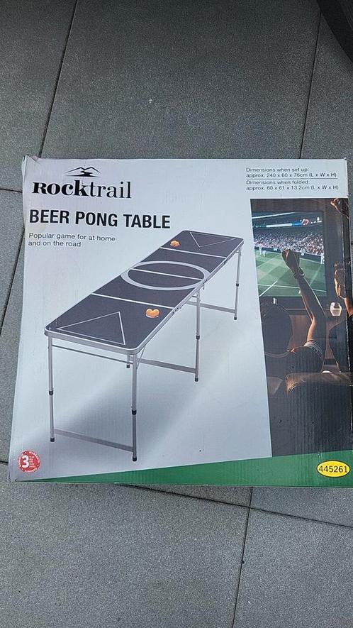 Tafeltennis, Sport en Fitness, Tafeltennis, Zo goed als nieuw, Tafel Indoor, Inklapbaar, Ophalen