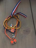 Koningsdag armbandje oranje Holland EK WK armbanden voetbal, Sieraden, Tassen en Uiterlijk, Armbanden, Elastiek, Oranje, Met bedels of kralen