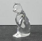 Franklin Mint Curio Cabinet Cats 1986 Crystal clear beeldje, Ophalen of Verzenden, Dier, Zo goed als nieuw