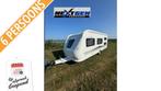 Hobby De Luxe 545 KMF 6 persoons + fietsen rek, Caravans en Kamperen, Rondzit, Hobby, Bedrijf, Schokbreker