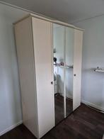 Gratis kledingkast met schuifdeuren en spiegel (beschadigd), 200 cm of meer, 150 tot 200 cm, Ophalen of Verzenden, Met hangruimte