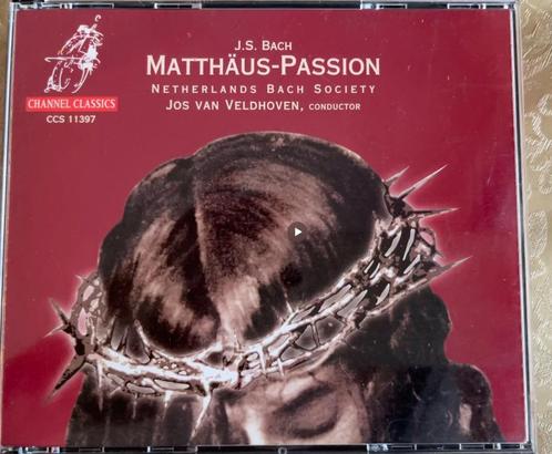 Bach: Matthäus-Passion - Ned. Bach Ver./Veldhoven 3cd, Cd's en Dvd's, Cd's | Klassiek, Zo goed als nieuw, Vocaal, Barok, Met libretto