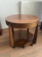 Antieke tafel, Huis en Inrichting, Tafels | Salontafels, Ophalen, 50 tot 75 cm, Art deco, Rond