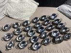 53 x rvs saus bakjes , in zeer nette staat, soepkommen?, Ophalen of Verzenden