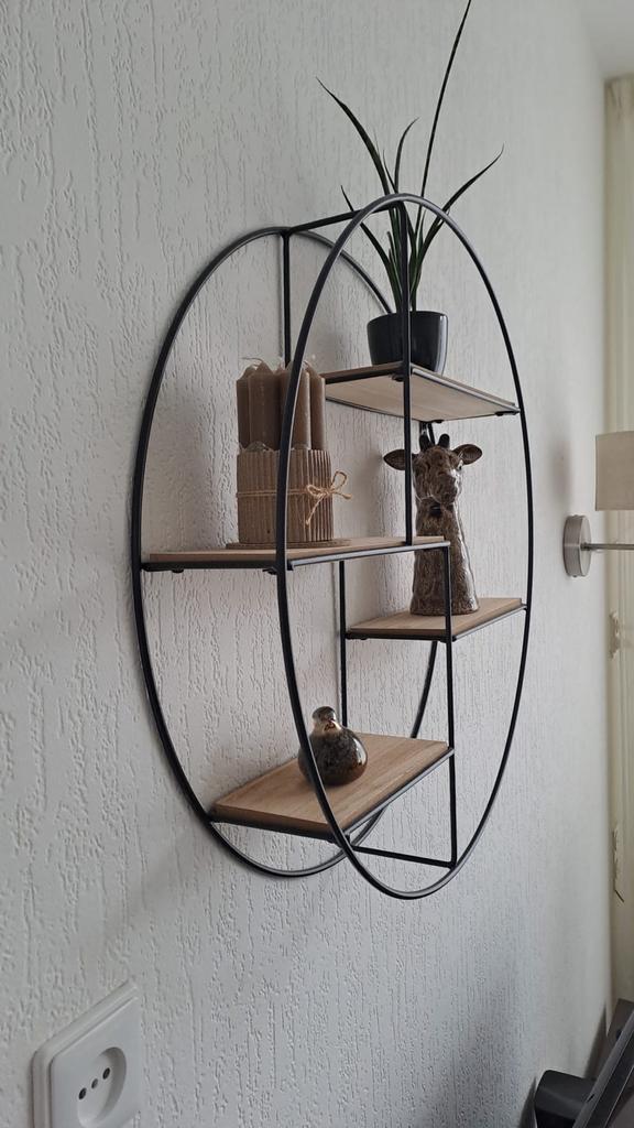 Ronde Wandplank - Stijlvol en Decoratief, Huis en Inrichting, Woonaccessoires | Wandplanken en Boekenplanken, Zo goed als nieuw